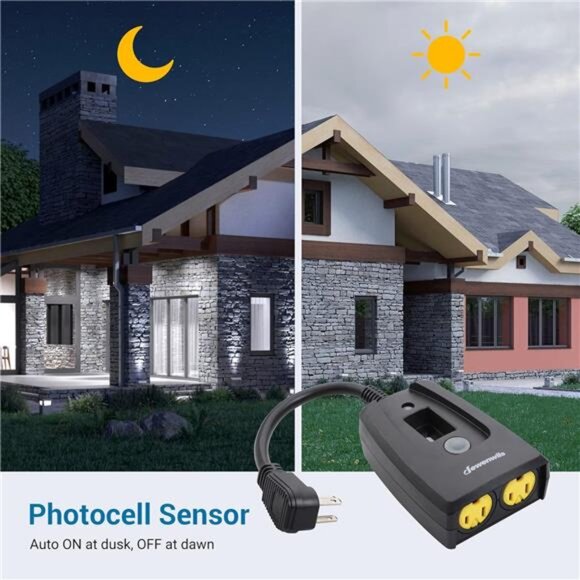 Outdoor Timers for Electrical Outlets Waterproof, Plug in Countdown Timer - Picture 5 of 8